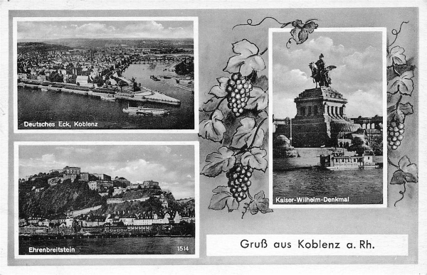 AK Koblenz (56068), Mehrbildkarte, n. gelaufen