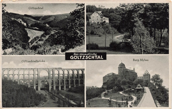 AK Göltzschtal (08223), Mehrbildkarte, n. gelaufen