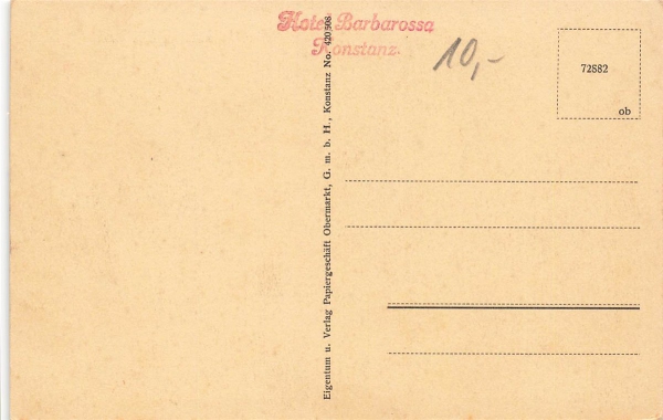 AK Konstanz (78462), Obermarkt, n. gelaufen