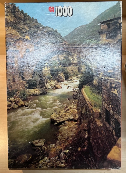 1000 Pieces Jigsaw Puzzle, JUMBO, "Römische Brücke"