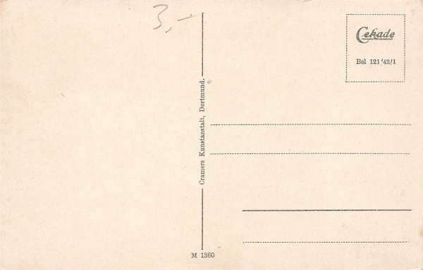 AK Bernkastel-Kues (54470),Mosel mit Burgruine Landshut, n. gelaufen