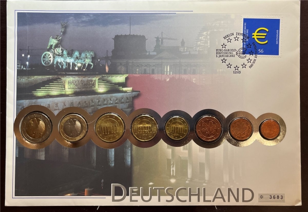 KMS - Deutschland 2002 - EURO-Numissatz (orginal verpakt)