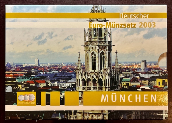KMS - Deutschland - "EURO-Münzsatz 2003 - München"