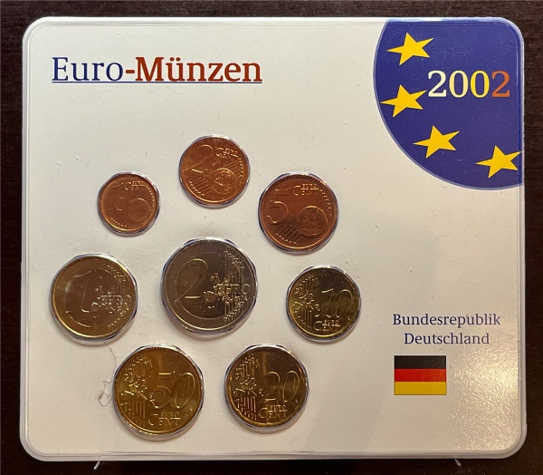 KMS - Deutschland - "EURO-Kursmünzen 2002 "