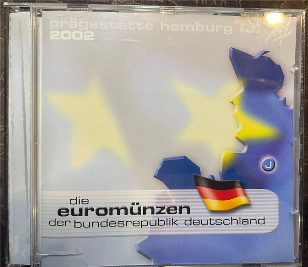 KMS - Deutschland - "Die Euromünzen 2002, Hamburg -J- "