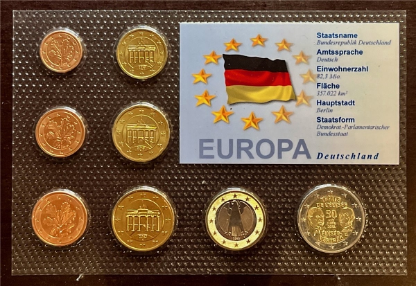 KMS - Deutschland 2013 - EURO-Motivsatz - ("auf Folie verschweißt")