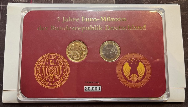 KMS - Deutschland - "5 Jahre EURO-Münzen der BRD - 2004"