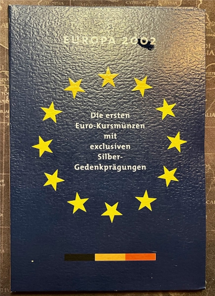 KMS - Belgien - KMS-Satz, "Die ersten Euromünzen", ("ungeöffnet")