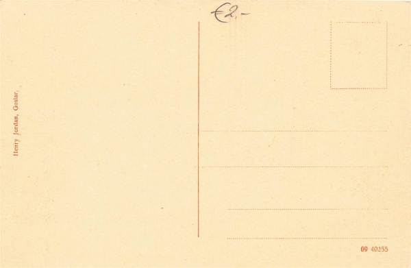 AK Goslar (38640), Rathaus,  n. gelaufen