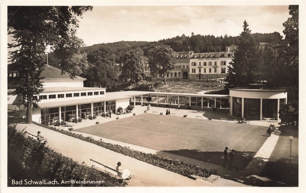 AK Bad Schwalbach (65307), Am Weinbrunnen,  n. gelaufen