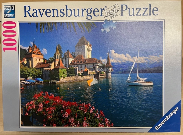 1000 Pieces Jigsaw Puzzle, RAVENSBURGER, "Am Thunerer See, Bern"