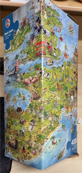 4000 Pieces Jigsaw Puzzle, HEYE, "United Dragons of Europe"