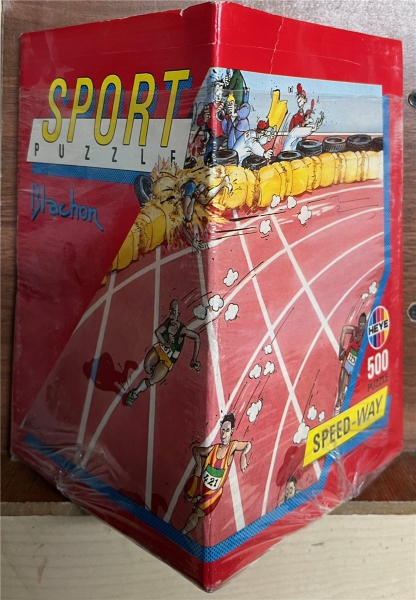 500 Pieces Jigsaw Puzzle, HEYE, Blachon-Sport "Speed-Way"