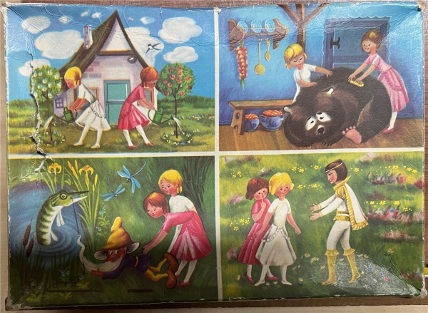 300 Pieces Jigsaw Puzzle, Annergberger Puzzle "Schneeweißchen und Rosenrot"