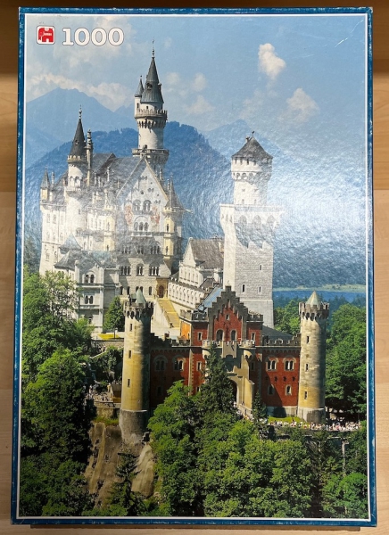 1000 Pieces Jigsaw Puzzle, JUMBO, "Königsschloss Neuschwanenstein"