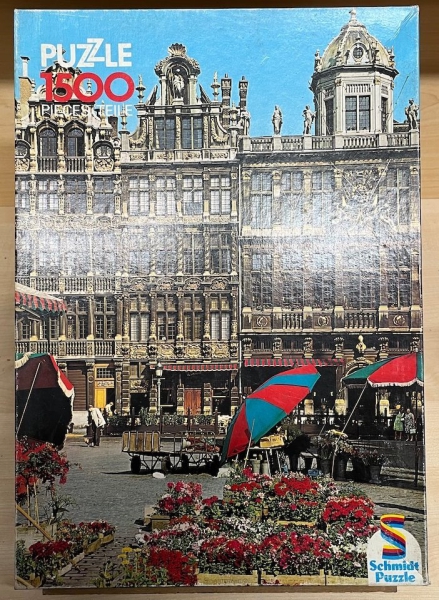 1500 Pieces Jigsaw Puzzle, SCHMIDT, "Bruxelles - La Grand Places"