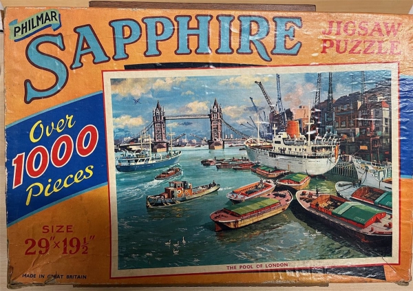 1000 Pieces Jigsaw Puzzle, SAPPIRE, "THe Pool of London"