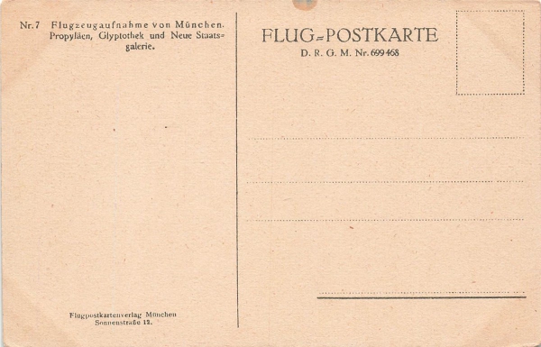 AK München (23552), Propyläen, Glyptothek, Staatsgalerie., n. gelaufen