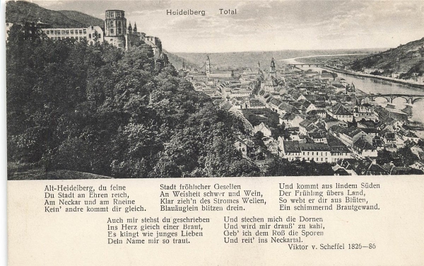 AK Heidelberg (69115), Heidelberg - Total, n. gelaufen