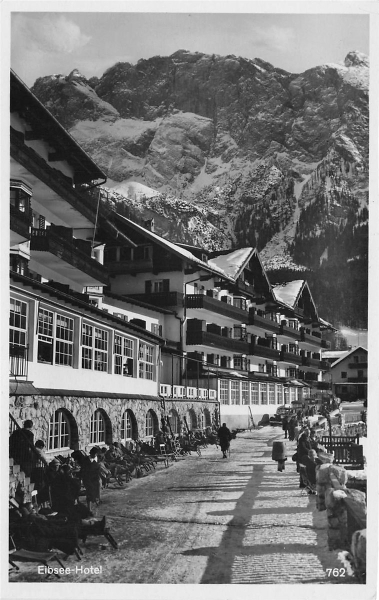 AK Garmisch-Partenkirchen (82467), Eibsee-Hotel, n. gelaufen