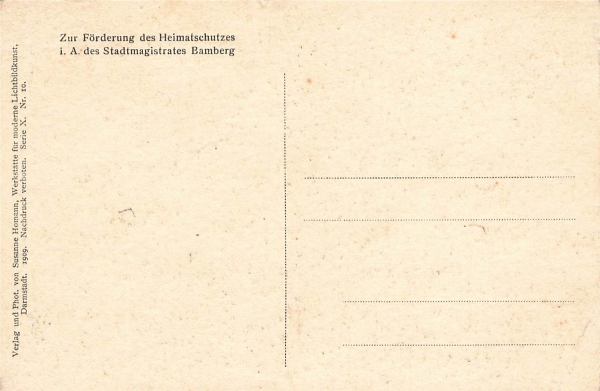 AK Bamberg (96047), Bamberg - Rathaus, n. gelaufen