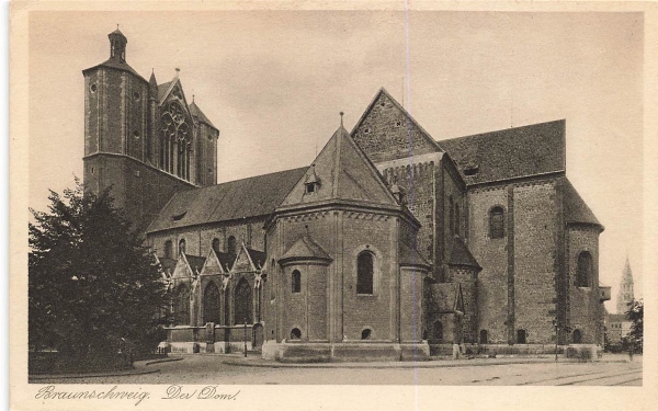 AK Braunschweig (38100), Braunschweig - Der Dom, n. gelaufen