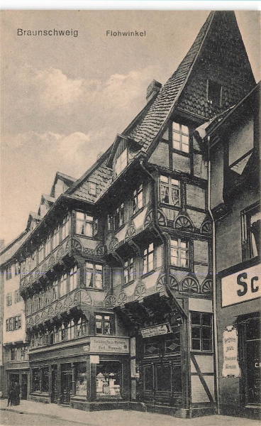 AK Braunschweig (38100), Flohwinkel, n. gelaufen