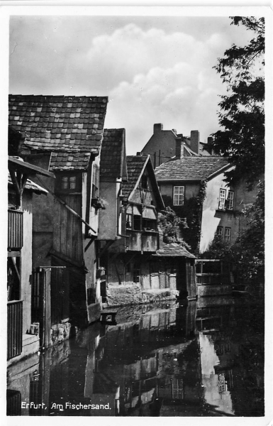 AK Erfurt (99084), Am Fischersand, n. gelaufen