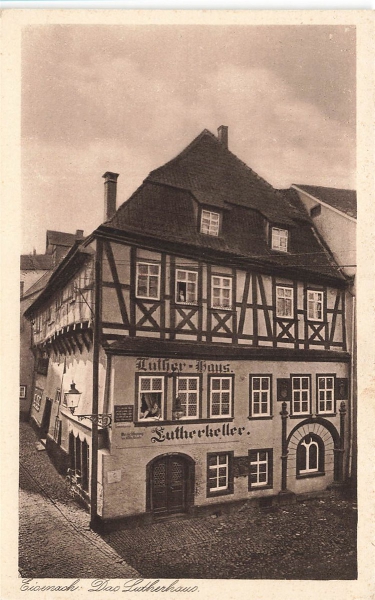 AK Eisenach (99817), Das Lutherhaus, n. gelaufen