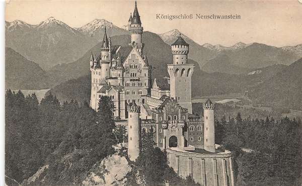 AK Schwangau (87645), Königsschloß Neuschwanstein, n. gelaufen