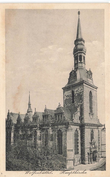 AK Wolfenbüttel (05331), Hauptkirche, n. gelaufen