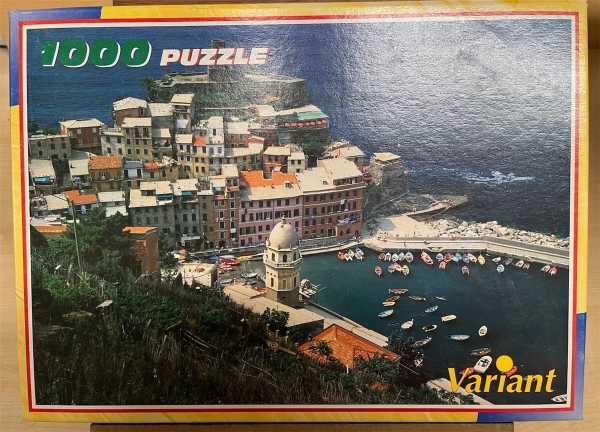 1000 Pieces Jigsaw Puzzle, VARIANT, "Vernazza Ligura Italy"