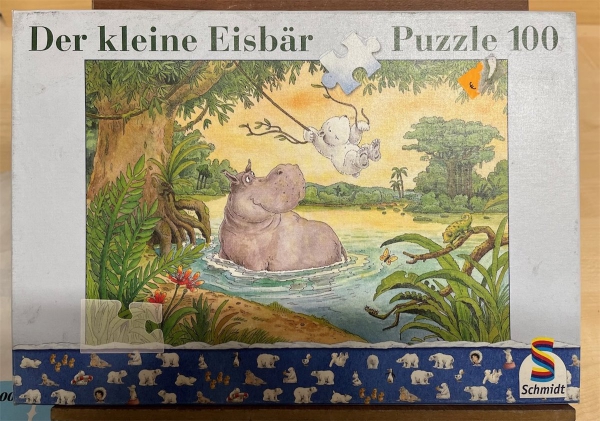 100 Pieces Jigsaw Puzzle, SCHMIDT, "Der kleine Eisbärl"