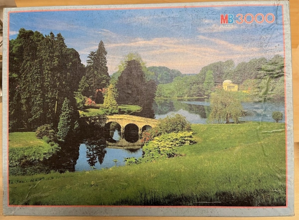 3000 Pieces Jigsaw Puzzle, MB, "Stourhead Gardensl"