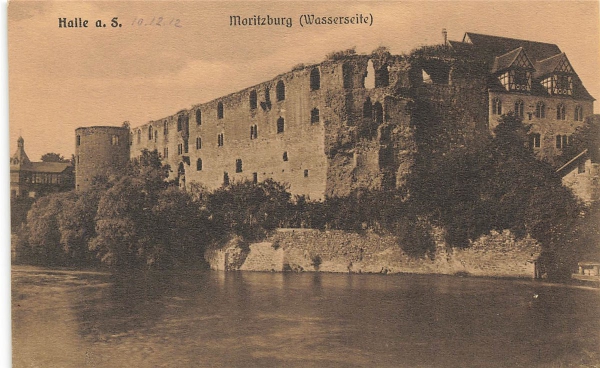 AK Haale a.S. (06108), Moritzburg (Wasserseite), n.gelaufen