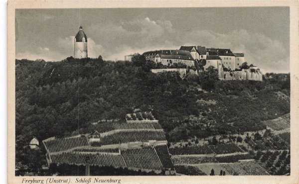 AK Freyburg (06632), Schloss Neuenburg, n.gelaufen