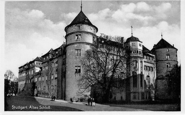 AK Stuttgart (70173), Altes Schloß, n. gelaufen