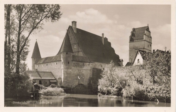 AK Dinkelsbühl (91550), Stadtmühle, n. gelaufen