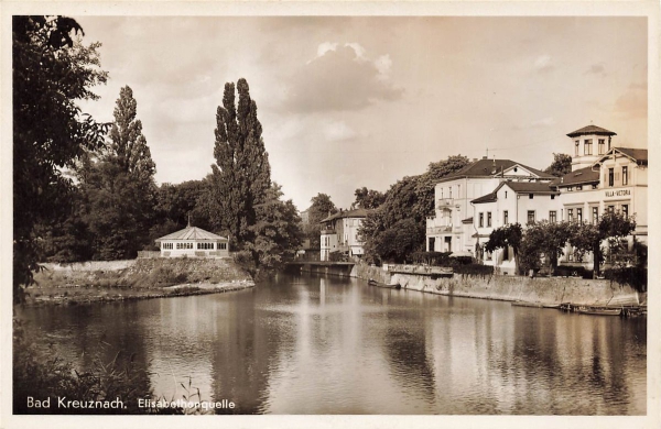 AK Bad Kreuznach (55543), Elisabethenquelle, n.gelaufen
