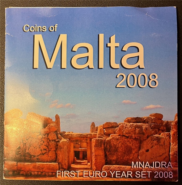 KMS - Malta - "Coins of Malt 2008", ("ungeöffnet")