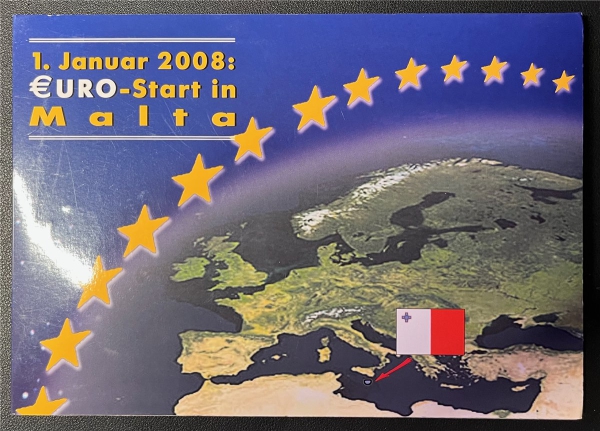 KMS - Malta - "EURO-Start in Malta", ("ungeöffnet")