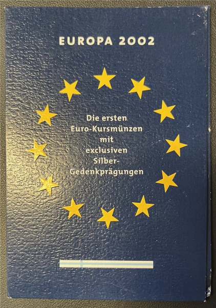 KMS - Finnland 2002 - KMS-Satz, "Die ersten Euromünzen", ("ungeöffnet")