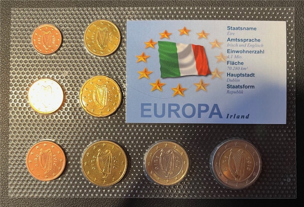 KMS - Irland 2010 - EURO-Motivsatz - ("auf Folie verschweißt")