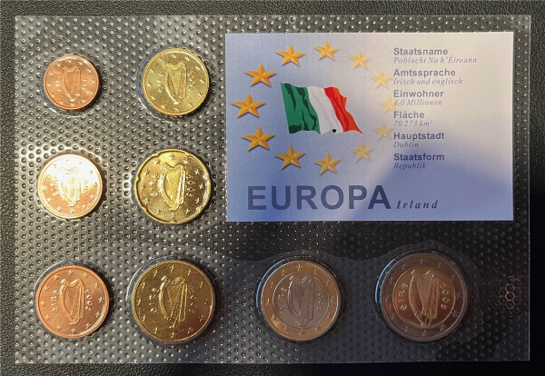 KMS - Irland 2005 - EURO-Motivsatz - ("auf Folie verschweißt")