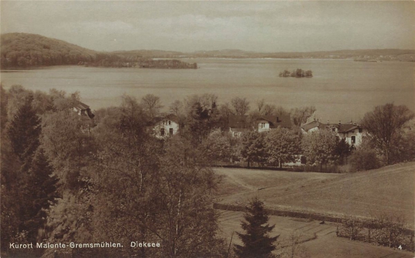 AK Marlente (23714), Kurort Malente-Gremsmühlen, Dieksee, n. gelaufen