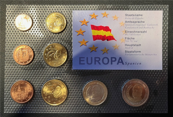 KMS - Spanien 2006 - EURO-Motivsatz - ("auf Folie verschweißt")