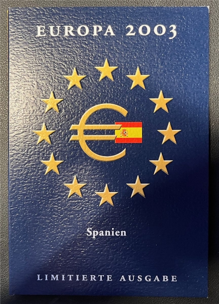 KMS - Spanien - EURO-Motivsatz 2003 (org. verpackt und verschweißt)