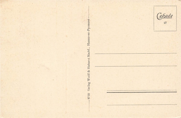 AK Bad Pyrmont (31812), Hauptallee u. Hauptquelle, n. gelaufen