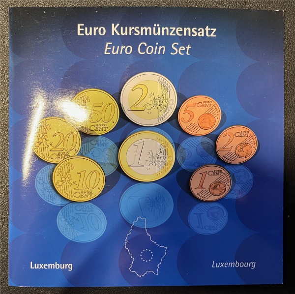 KMS - Luxemburg 2002 - KMS- Kursmünzensatz (ungeöffnet und org. verschweißt)