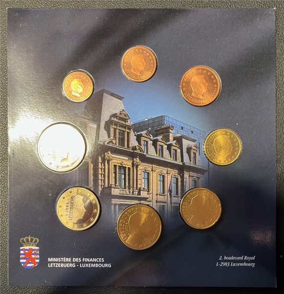 KMS - Luxemburg 2003 - KMS-Satz, (ungeöffnet und org verschweißt)